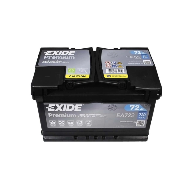 Акумулятор автомобільний EXIDE PREMIUM 72A (EA722) - picture 4