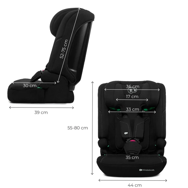 Автокресло Kinderkraft i-Comfy i-Size Black (KCICOM00BLK0000) (5902533929283) - изображение 5