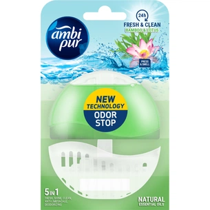 Туалетный блок Ambi Pur Bamboo & Lotos 55 мл (8435495816324) изображение 1