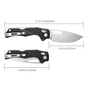 Нож SRM Mirage, Black G10, Stonewash (239X-GB) - уменьшенное изображение 12