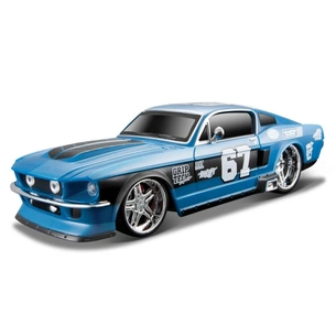 Машина Maisto 1967 Ford Mustang GT синій. Світло і звук (1:24) (81223 met. blue) зображення 1