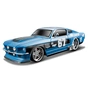 Машина Maisto 1967 Ford Mustang GT синій. Світло і звук (1:24) (81223 met. blue) - зменшене зображення 1
