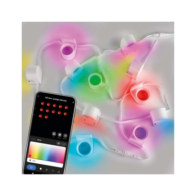 Світильник EMOS ZIW15CR 12шт. 255см, 7 Вт, RGBIC+CCT, WIFI (ZIW15CR) - picture 8