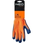 Захисні рукавиці Neo Tools утеплені, латексне покриття, поліестер, р.10, помаранчево сині (97-611) - зменшене зображення 2
