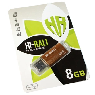 USB флеш накопичувач Hi-Rali 8GB Corsair Series Bronze USB 2.0 (HI-8GBCORBR) зображення 1