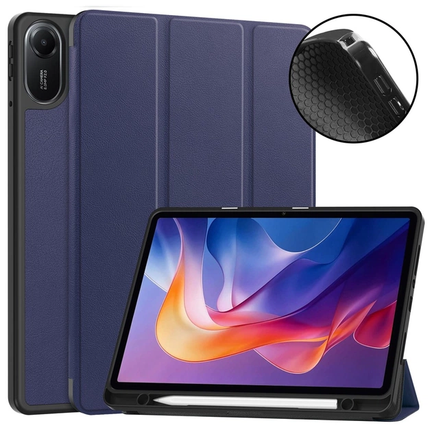Чехол для планшета BeCover Flexible TPU Mate Xiaomi Redmi Pad 2 11.0" Deep Blue (715597) - изображение 1