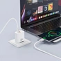 Зарядний пристрій XO 1xUSB 22.5W + 1xUSB-C PD30W white (CE42.white) - зменшене зображення 3