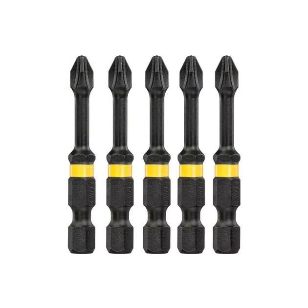 Набір біт DeWALT IMPACT TORSION, ударні, Philips, Ph2, L = 50 мм, 5 шт (DT7998T) - picture 2