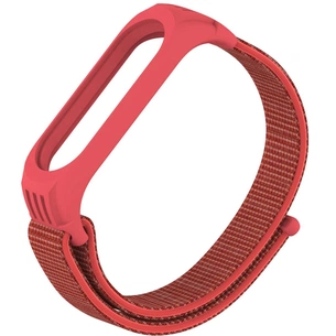 Ремінець до фітнес браслета Armorstandart Sport Loop для Xiaomi Mi Band 5 Red (ARM56871) зображення 1