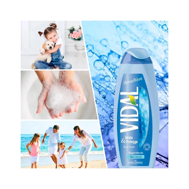 Гель для душу Vidal Talco Liquido Shower Gel Ніжність пудри 500 мл (8008970055367) - picture 5