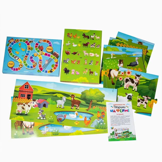 Обучающая игра. Животные на ферме. Разработано на основе метода Монтессори - изображение 13