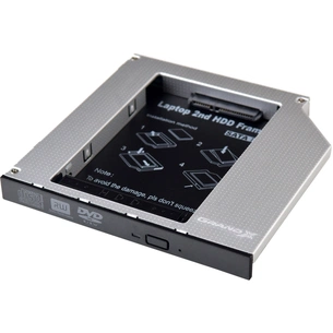 Фрейм-перехідник Grand-X HDD 2.5'' to notebook 12.7 mm ODD SATA3 (HDC-27) зображення 1