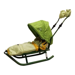 Санки Anmar Active зеленые с лимонно-желтым (18073) зображення 1