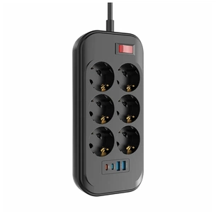 Мережевий фільтр живлення ColorWay CW-CHE64PDB 6 роз, 4USB (CW-CHE64PDB) зображення 1