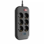 Мережевий фільтр живлення ColorWay CW-CHE64PDB 6 роз, 4USB (CW-CHE64PDB) - зменшене зображення 1