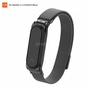 Ремінець до фітнес браслета Armorstandart Milanese Magnetic Band для Xiaomi Mi Band 4/3 Black (ARM55026) - зменшене зображення 1