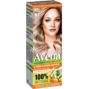 Фарба для волосся Acme Color Avena Naturals Стійка 9.7 - Ashy Light Brown (4823115503084) зображення 1