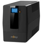 ИБП NJOY Horus Plus 600 (PWUP-LI060H1-AZ01B) Lin.int., AVR, 2 x евро, USB, LCD, пластик - уменьшенное изображение 2