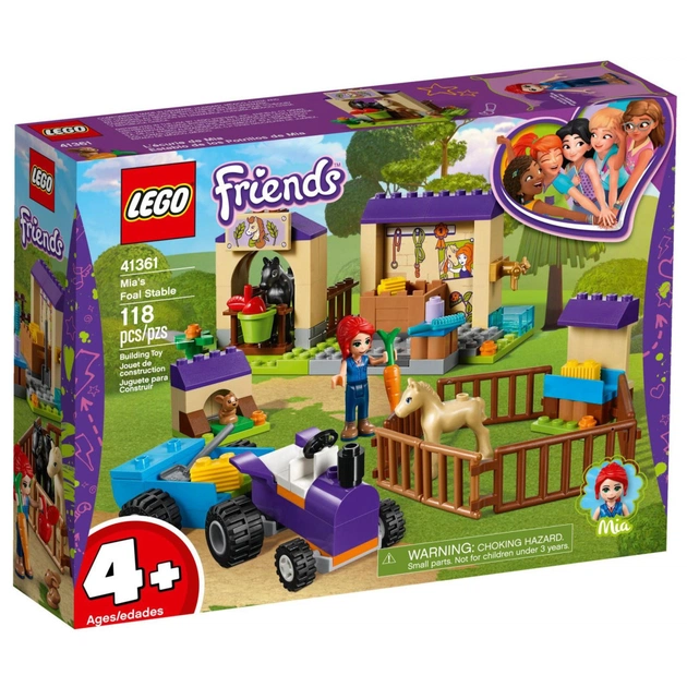 Конструктор LEGO Friends Конюшня для лошати Мії 118 деталей (41361) - зображення 1