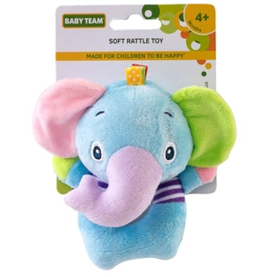 Брязкальце Baby Team м'яке Слоненя (8501_Слоник) зображення 1