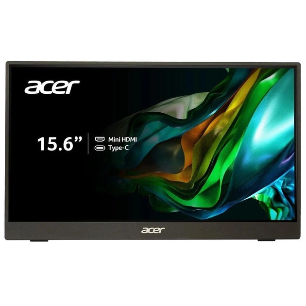 Монітор Acer 15.6" PM161QBBMIUUX (UM.ZP1EE.B02) IPS Black - изображение 1