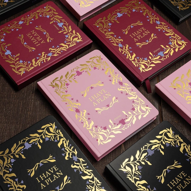 Планер Orner I have a plan, розовый с плетением (orner-2737) - изображение 17