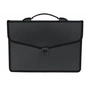 Папка - портфель Buromax 3 compartments, with a lock, black (BM.3734-01) - уменьшенное изображение 1