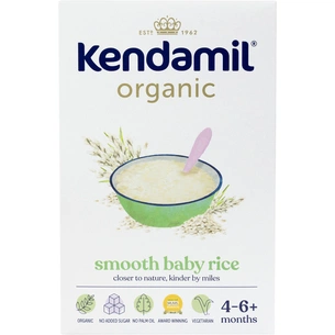 Дитяча каша Kendamil Безмолочна Organic Рисова з 4-6 місяців 120 г (92000154) picture 1