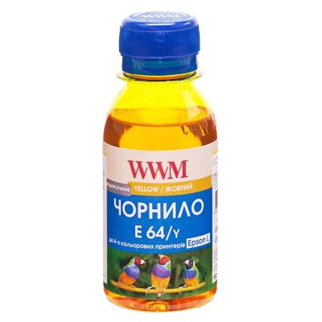 Чорнило WWM EPSON L110/L210/L355 100g Yellow (E64/Y-2) - зображення 1