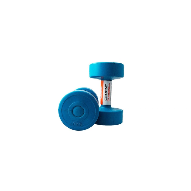Гантельний набір LiveUp Cement Dumbell синій 2х3кг LS2003-3 (2016052500236) - изображение 1