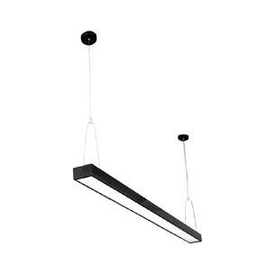 Світильник Євросвітло Sign-30 підвісний лінійний на тросах 30Вт 4200К чорний изображение 1