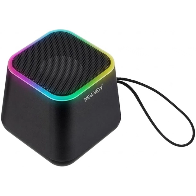 Акустична система NEWVEW NV-9203 RGB/BT/USB/TF/FM Black (NWVW-NV-9203-BK) - зображення 1
