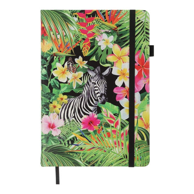 Книга записна Buromax EXOTIC А5 96 аркушів, чистий (чорн. бум.) чорний (BM.295424-01) - зображення 1