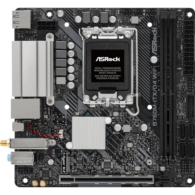 Материнська плата ASRock B760M-ITX/D4 WIFI - зображення 1