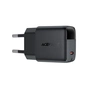 Зарядний пристрій Acefast USB-C 20W GaN + cable USB-C with digital display black (6974316284420) - зменшене зображення 6