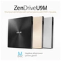 Оптичний привід DVD-RW ASUS SDRW-08U9M-U/GOLD/G/AS (90DD02A5-M29000) - зменшене зображення 3