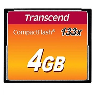 Карта пам'яті Transcend 4Gb Compact Flash 133x (TS4GCF133) зображення 1