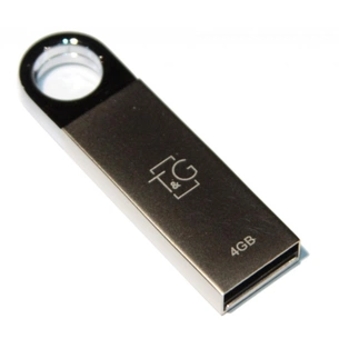 USB флеш накопичувач T&G 4GB 026 Metal Series Silver USB 2.0 (TG026-4G) зображення 1