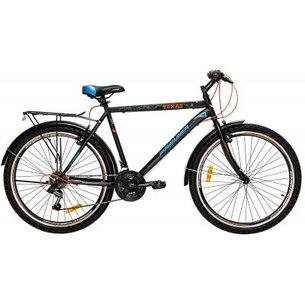 Велосипед Premier Texas 26 V-brake 20" Black - Blue 2018 (SP0004682) зображення 1