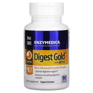 Пробіотики Enzymedica Травні ферменти, Digest Gold з ATPro, 90 капсул (ENZ-20210) зображення 1