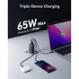 Зарядний пристрій Anker PowerPort 735 GaNPrime 65W 2xUSB-C PD + 1xUSB-A PIQ PPS/DPDS (A2668311) - зменшене зображення 2