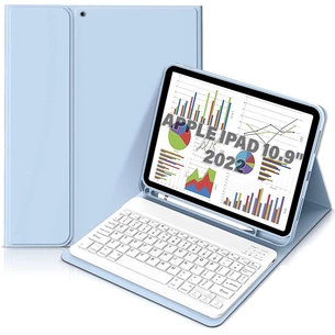 Чохол до планшета BeCover Keyboard Apple iPad 10.9" 2022 Light Blue (711141) зображення 1