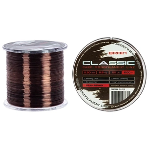 Волосінь Brain Classic Carp Line (dark brown) 600m 0.30mm 20lb 8.8kg (1858.81.15) зображення 1