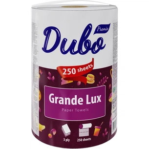 Паперові рушники Диво Premio Grande Lux 3 шари 250 відривів 1 рулон (4820003837597) зображення 1