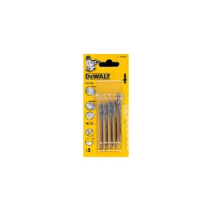 Полотно DeWALT для електролобзика, для деревини, фігурн, L=76, WL=47, 1.4 мм, 5 шт (DT2168) зображення 1