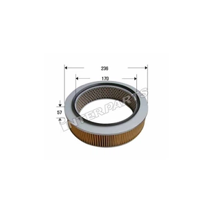 Повітряний фільтр для автомобіля Interparts IPA-701 зображення 1