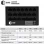 Блок живлення Qube 1650W (QBF-HP1-1650GD-14C) - уменьшенное изображение 8