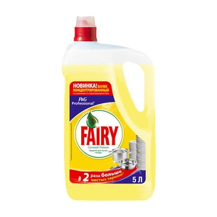 Засіб для ручного миття посуду Fairy Лимон 5 л (8001090424747) зображення 1