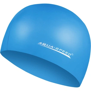 Шапка для плавання Aqua Speed Mega 100-23 блакитний Уні OSFM (5908217635532) зображення 1