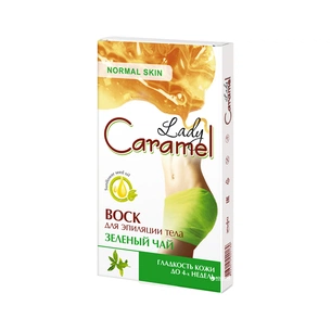 Воскові смужки Caramel Зелений чай для тіла 16 шт. (4823015923210) зображення 1